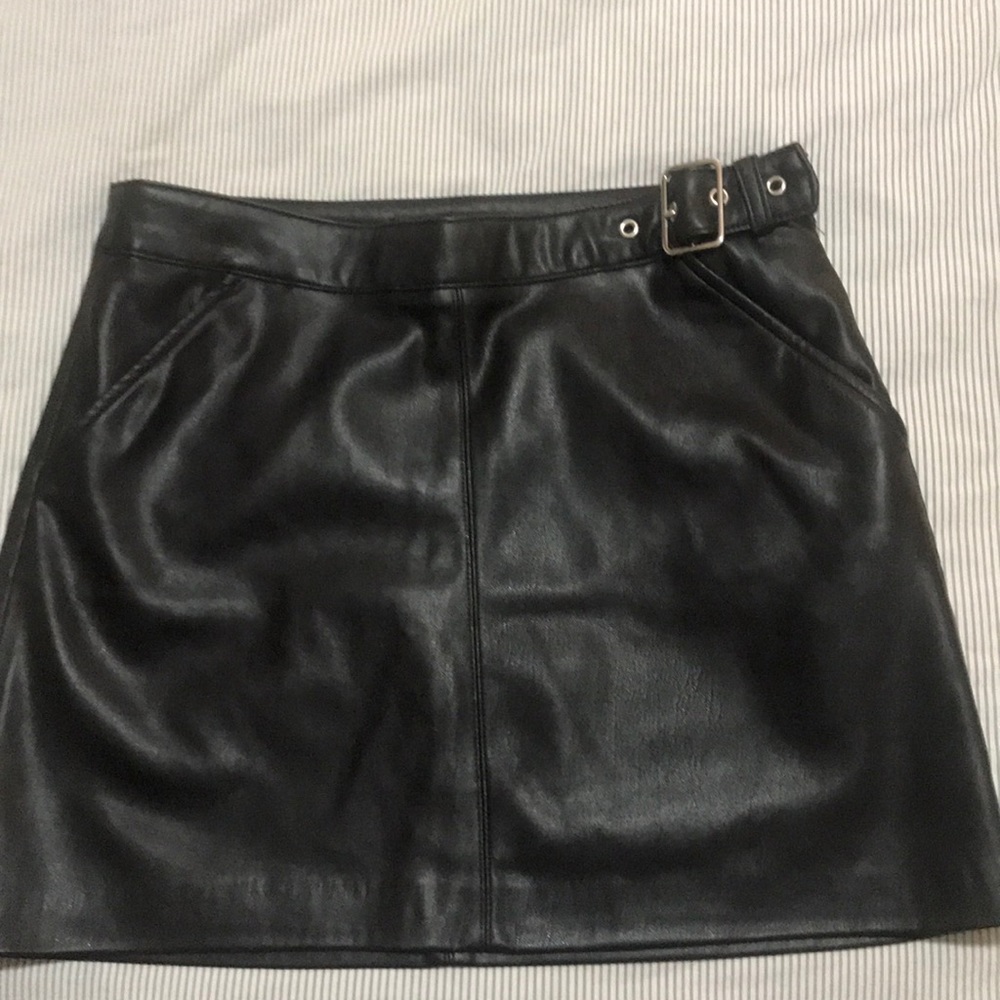 Leather skirt